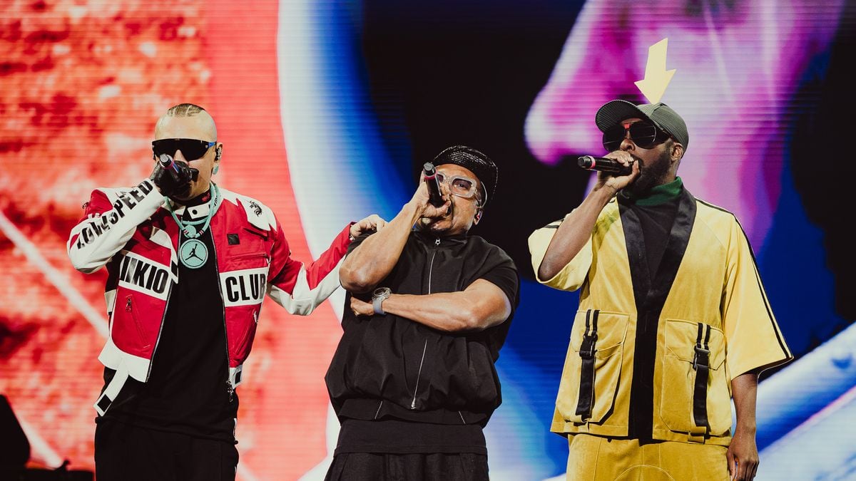 Black Eyed Peas regresó a Buenos Aires con la fiesta intacta y un casamiento sobre el escenario