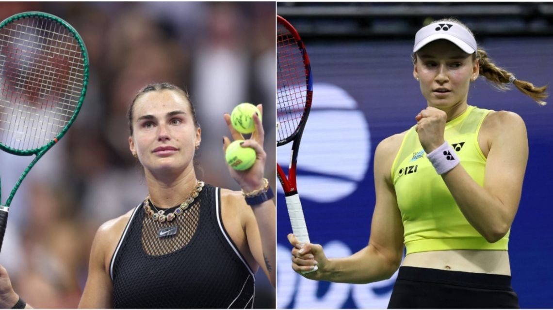 Sopló el viento en Nueva York y dejó a las dos mejores cara a cara: Sabalenka y Rybakina, final en el Ashe