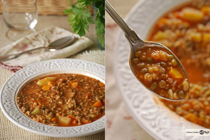 Lentejas con bulgur: la pareja que convierte un guiso clásico en un plato principal sin necesidad de carnes