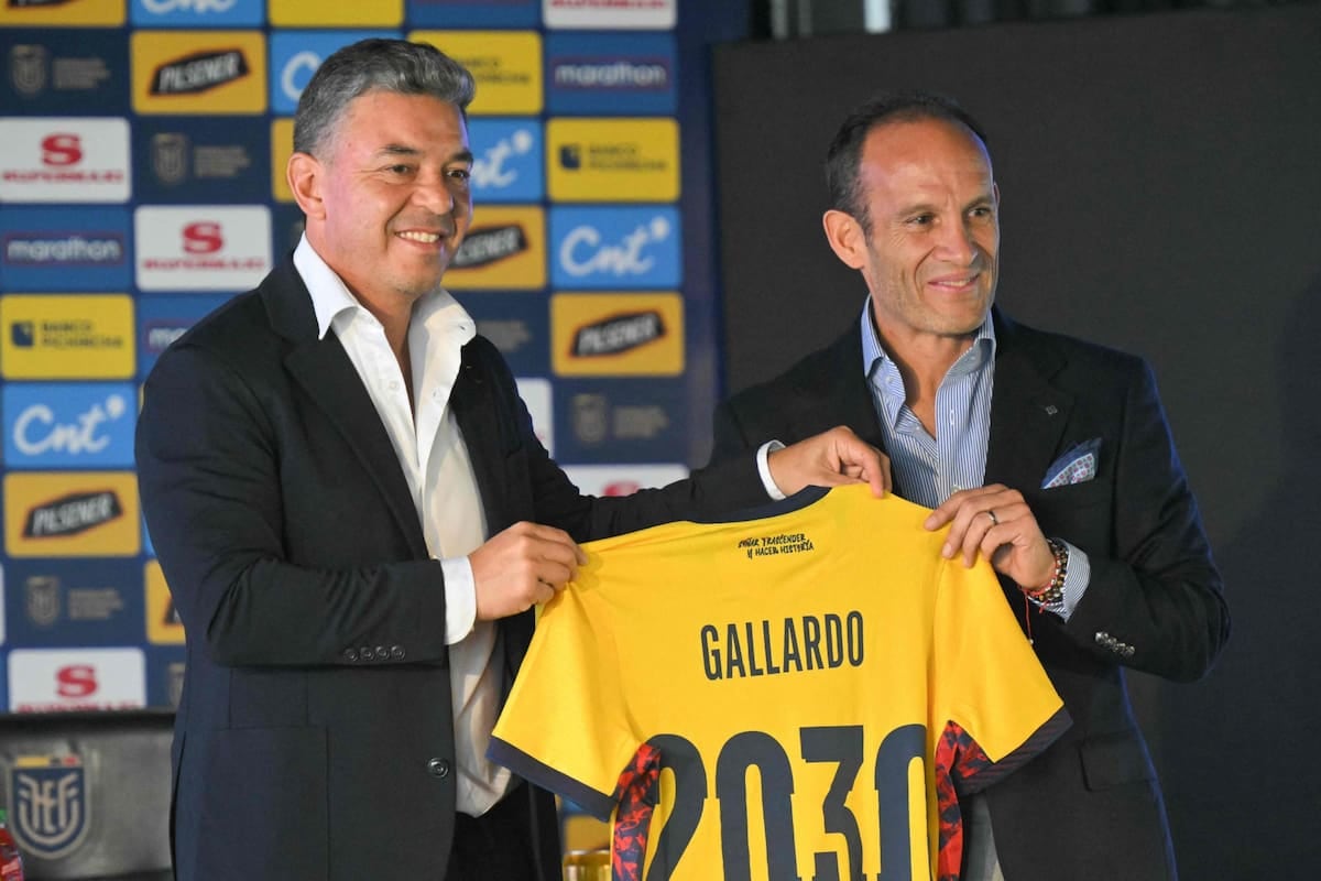 Gallardo se calza el buzo de Ecuador y ya empieza a soplar el viento del 2030