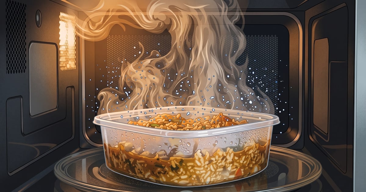 Microondas y plástico: por qué los toxicólogos aconsejan mudar la comida de envase antes de recalentarla