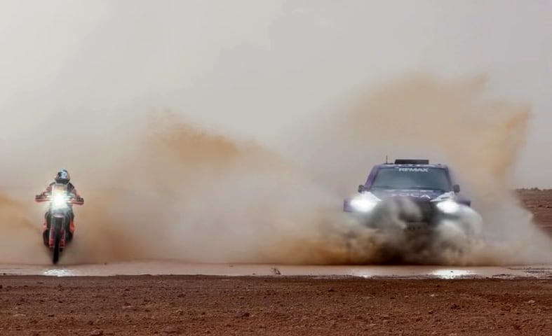 Cavigliasso y Pertegarini se sacan el traje de Challenger y se prueban el overol de los grandes en el Rally de Marruecos
