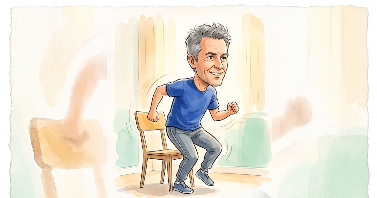 Cinco movimientos simples que pueden devolverle a una persona la confianza para levantarse y caminar después de los 50