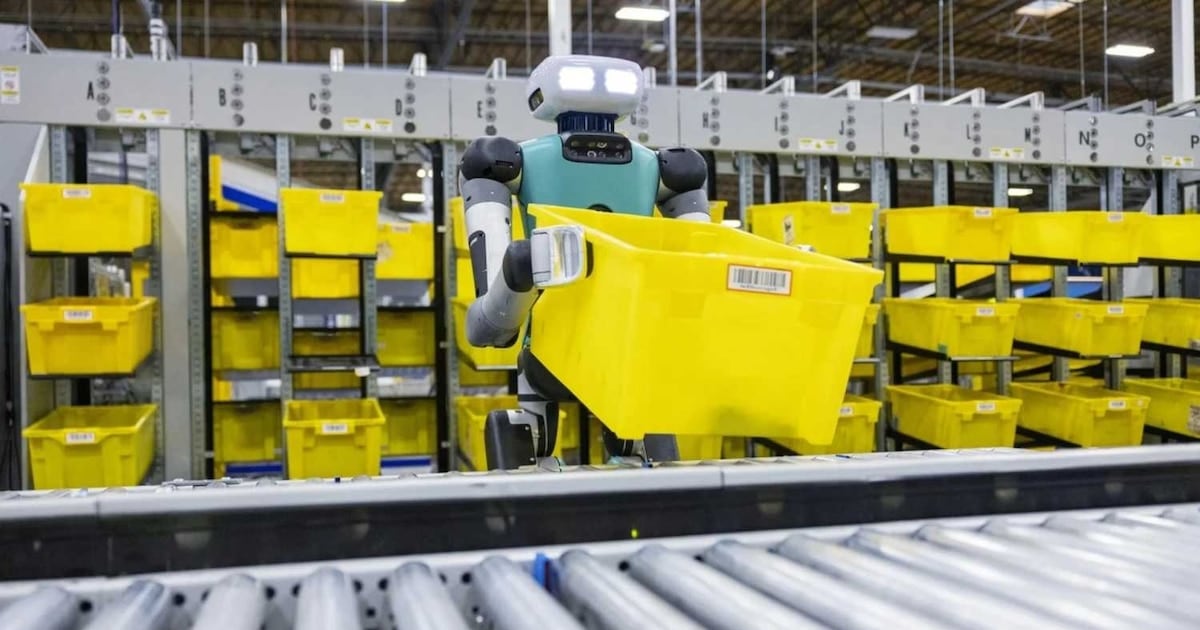 Amazon supera el millón de robots en sus depósitos y registra una tasa de accidentes 28% superior en las plantas automatizadas