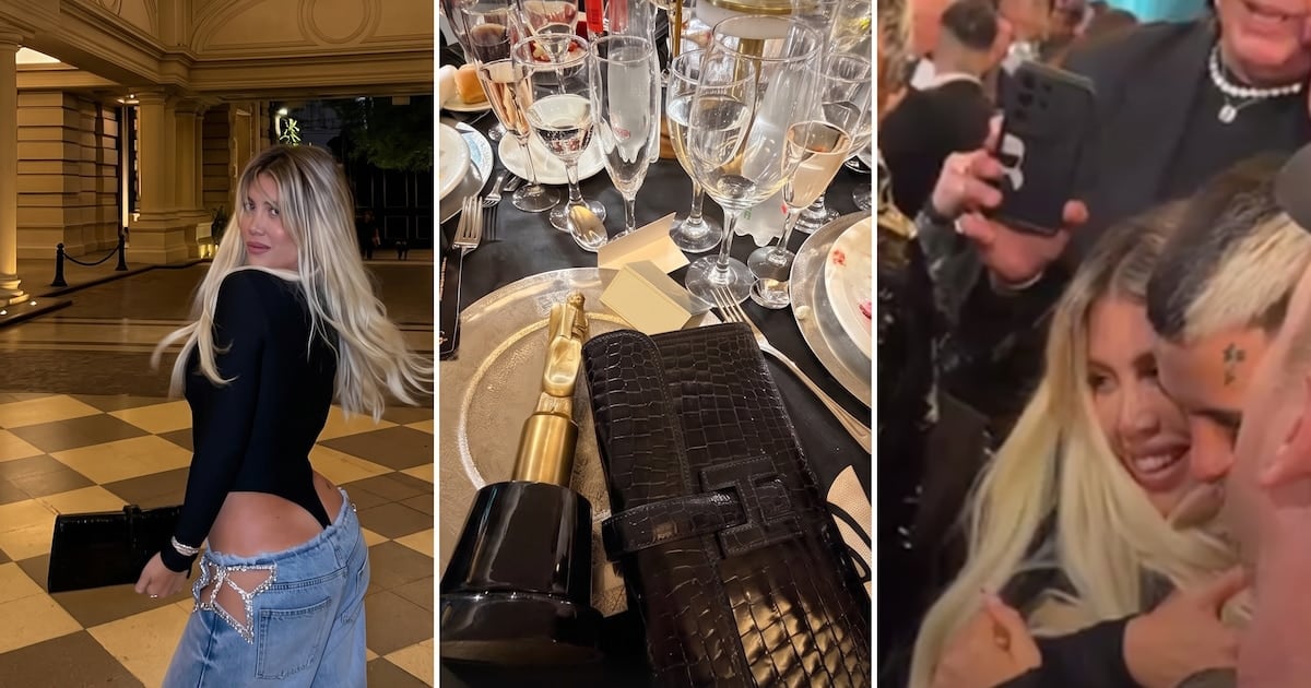 Wanda Nara se subió al escenario del Tango Porteño y se llevó el primer Martín Fierro de la Música por "Bad Bitch"