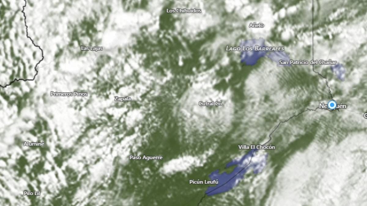 Una semana de cielo gris y viento que no afloja en Neuquén
