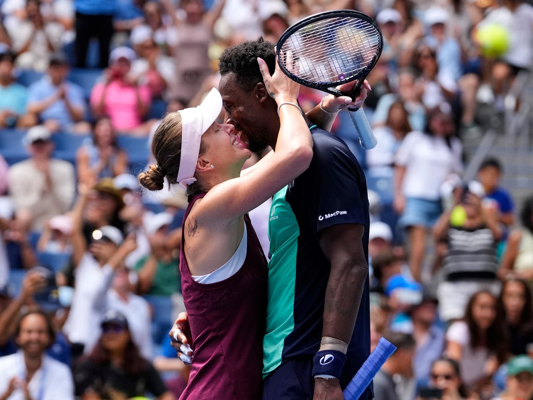 Elina Svitolina cierra un capítulo con Monfils: cuando la guerra se mete en la cancha