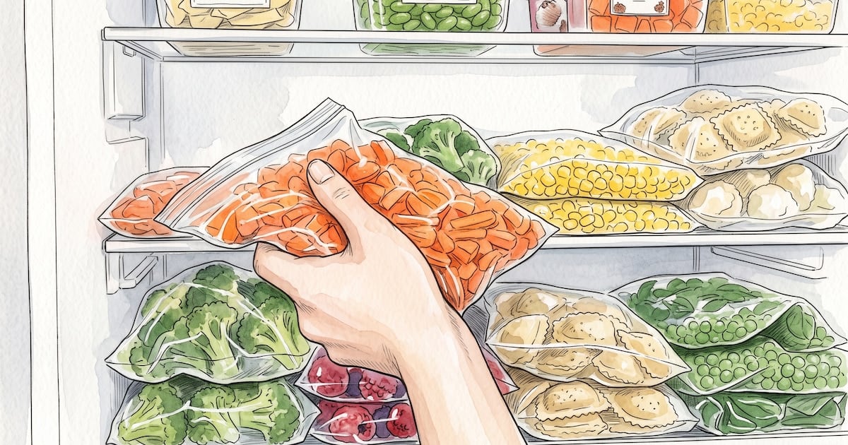 La segunda vuelta al freezer: cuándo conviene cocinar antes de volver a congelar